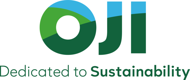 Ojiマーク＋タグライン 縦組み 1行