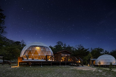 砂丘グランピング