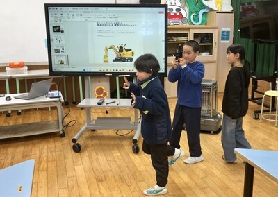 ② 小学校現場施工体験会