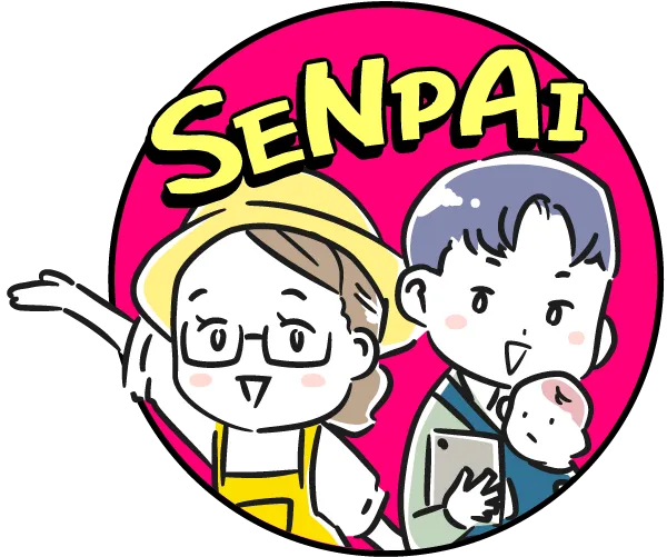 先輩移住者キャライラスト