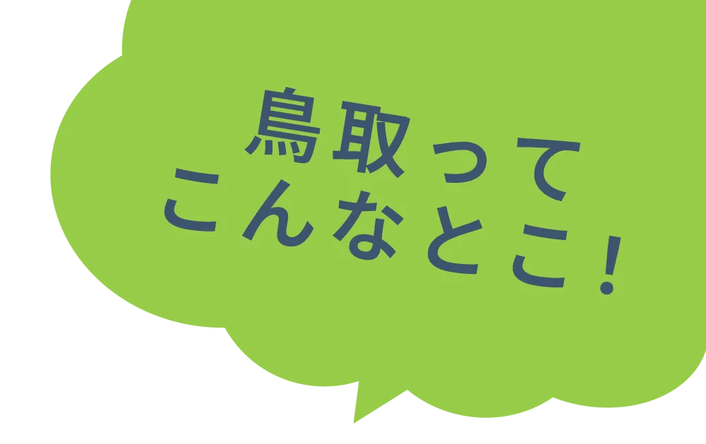 鳥取ってこんなとこ