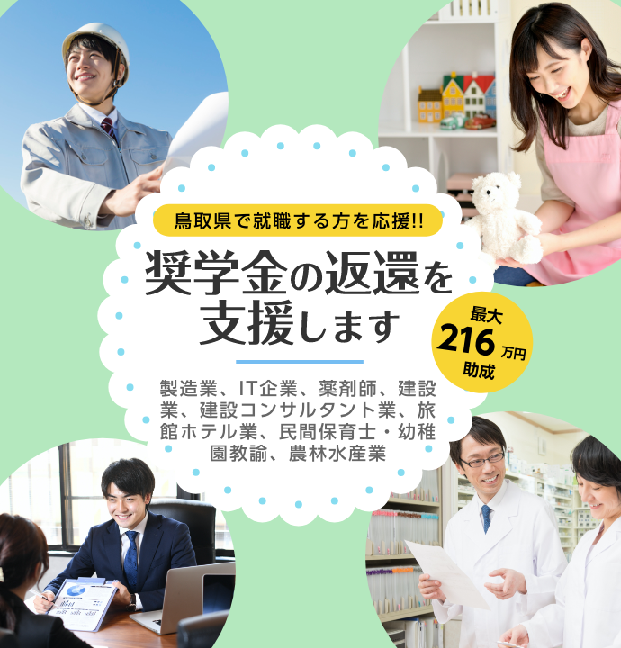 鳥取県未来人材育成奨学金支援助成金
